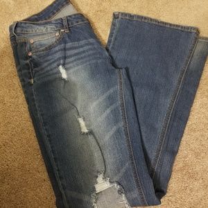 Distressed Jeans